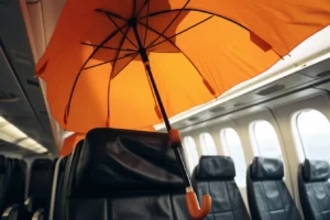 Parasolka do samolotu – praktyczny gadżet na podróż w deszczowe dni